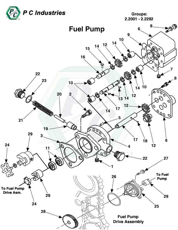 Fuel Pump - Series 60 Detroit Diesel Engines Catalog Page 110